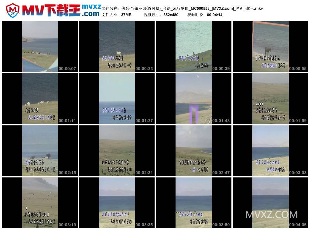 佚名-当做不识你(风景)_台语_流行歌曲_MC500553